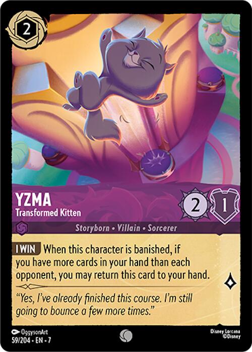 Yzma - Transformed Kitten (59/204) [Archazia's Island] | Game Master's Emporium (The New GME)