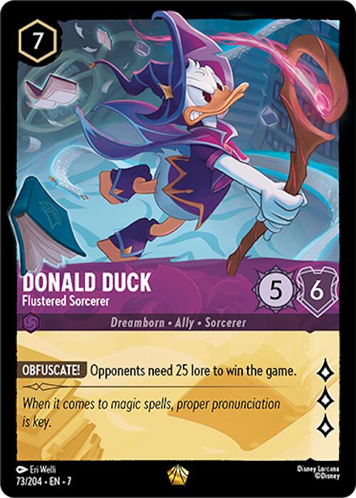 Donald Duck - Flustered Sorcerer (73/204) [Archazia's Island] | Game Master's Emporium (The New GME)
