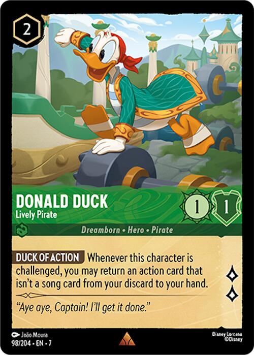 Donald Duck - Lively Pirate (98/204) [Archazia's Island] | Game Master's Emporium (The New GME)
