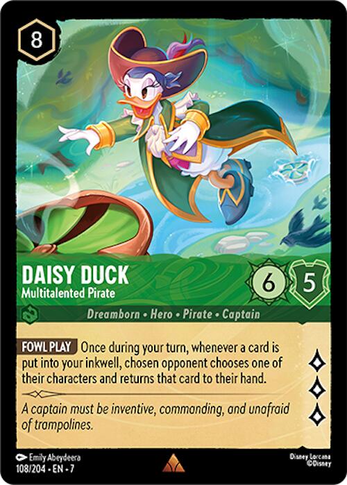 Daisy Duck - Multitalented Pirate (108/204) [Archazia's Island] | Game Master's Emporium (The New GME)