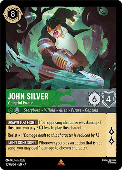 John Silver - Vengeful Pirate (109/204) [Archazia's Island] | Game Master's Emporium (The New GME)