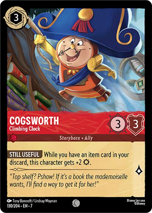 Cogsworth - Climbing Clock (130/204) [Archazia's Island] | Game Master's Emporium (The New GME)