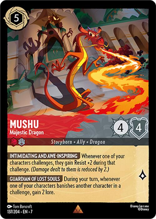 Mushu - Majestic Dragon (137/204) [Archazia's Island] | Game Master's Emporium (The New GME)