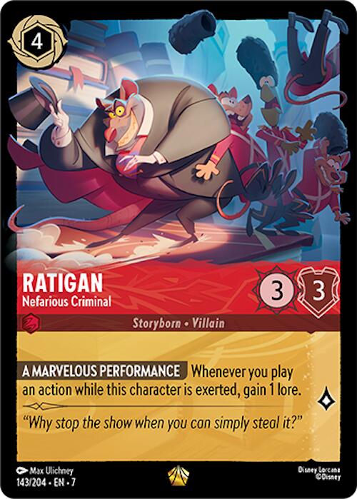 Ratigan - Nefarious Criminal (143/204) [Archazia's Island] | Game Master's Emporium (The New GME)