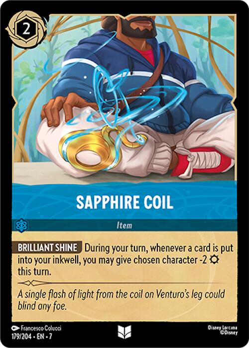 Sapphire Coil (179/204) [Archazia's Island] | Game Master's Emporium (The New GME)