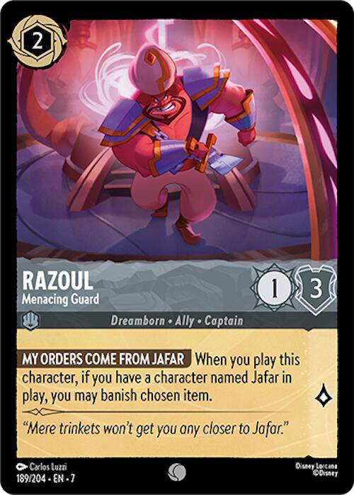 Razoul - Menacing Guard (189/204) [Archazia's Island] | Game Master's Emporium (The New GME)