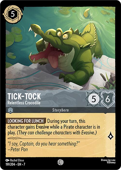 Tick-Tock - Relentless Crocodile (191/204) [Archazia's Island] | Game Master's Emporium (The New GME)