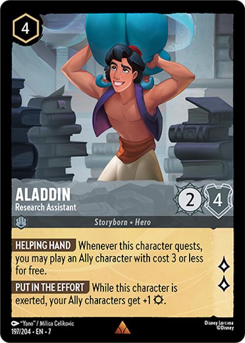 Aladdin - Research Assistant (197/204) [Archazia's Island] | Game Master's Emporium (The New GME)