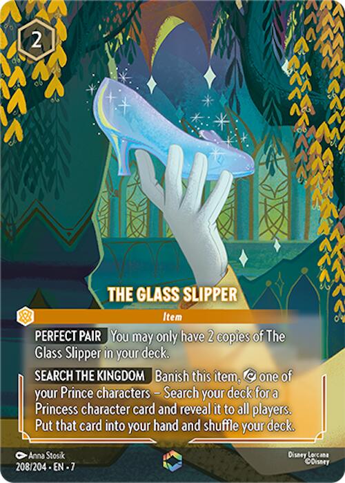 The Glass Slipper (Enchanted) (208/204) [Archazia's Island] | Game Master's Emporium (The New GME)