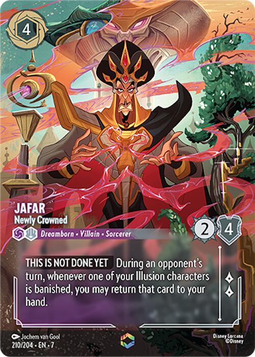 Jafar - Newly Crowned (Enchanted) (210/204) [Archazia's Island] | Game Master's Emporium (The New GME)