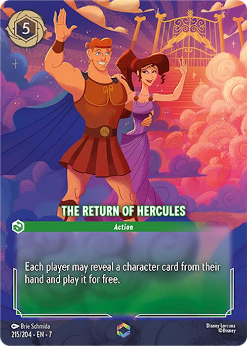 The Return of Hercules (Enchanted) (215/204) [Archazia's Island] | Game Master's Emporium (The New GME)