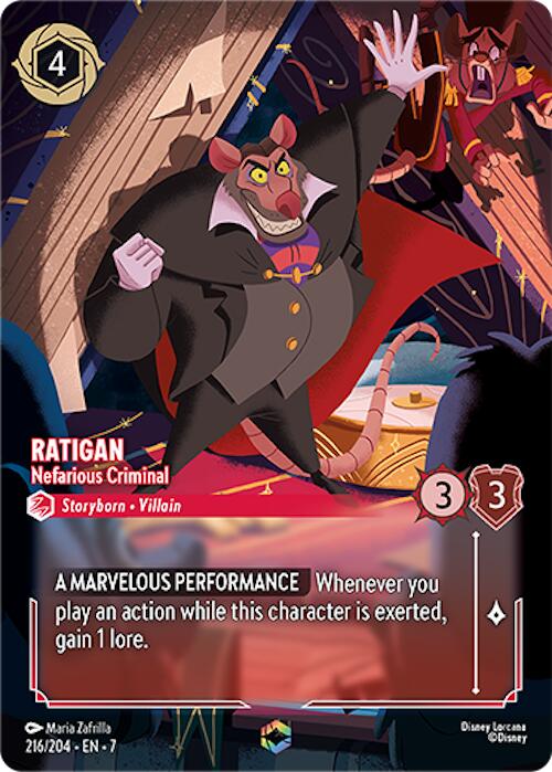 Ratigan - Nefarious Criminal (Enchanted) (216/204) [Archazia's Island] | Game Master's Emporium (The New GME)