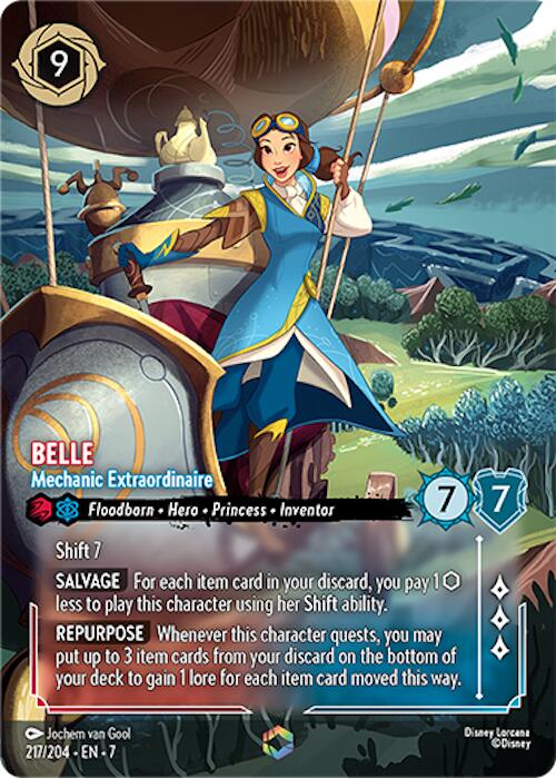 Belle - Mechanic Extraordinaire (Enchanted) (217/204) [Archazia's Island] | Game Master's Emporium (The New GME)
