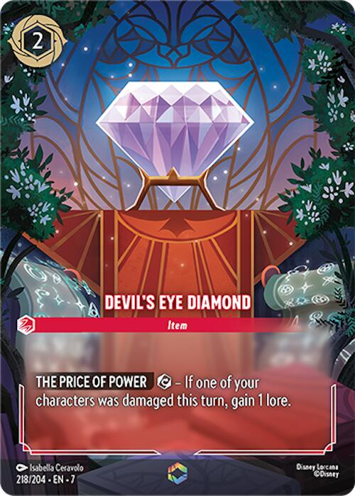 Devil's Eye Diamond (Enchanted) (218/204) [Archazia's Island] | Game Master's Emporium (The New GME)