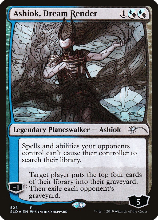 Ashiok, Dream Render (Stained Glass) [Secret Lair Drop Promos] | Game Master's Emporium (The New GME)