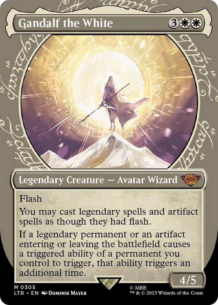 Gandalf the White (Showcase Ring Frame) [The Lord of the Rings: Tales of Middle-Earth] | Game Master's Emporium (The New GME)