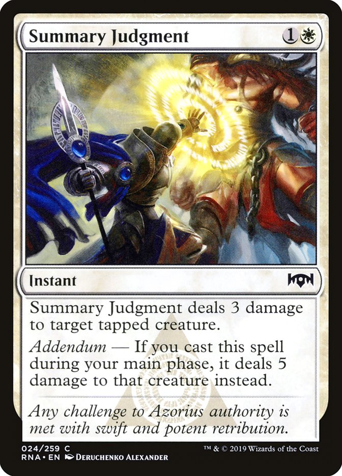 Summary Judgment [Ravnica Allegiance] | Game Master's Emporium (The New GME)