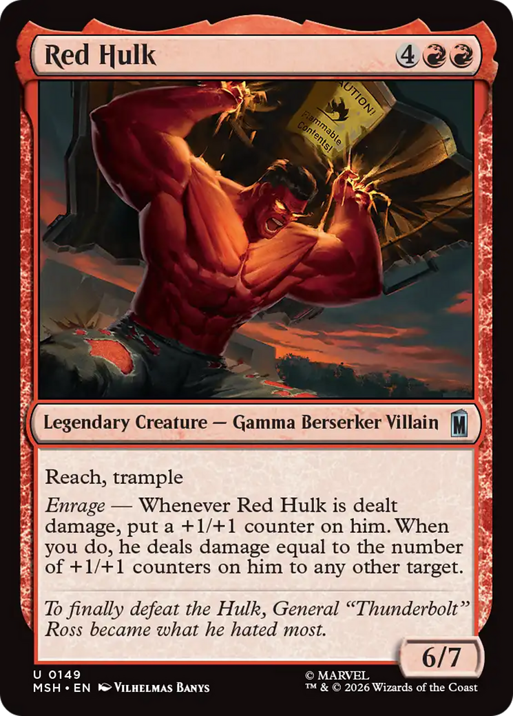 Red Hulk [Marvel Super Heroes] | Game Master's Emporium (The New GME)