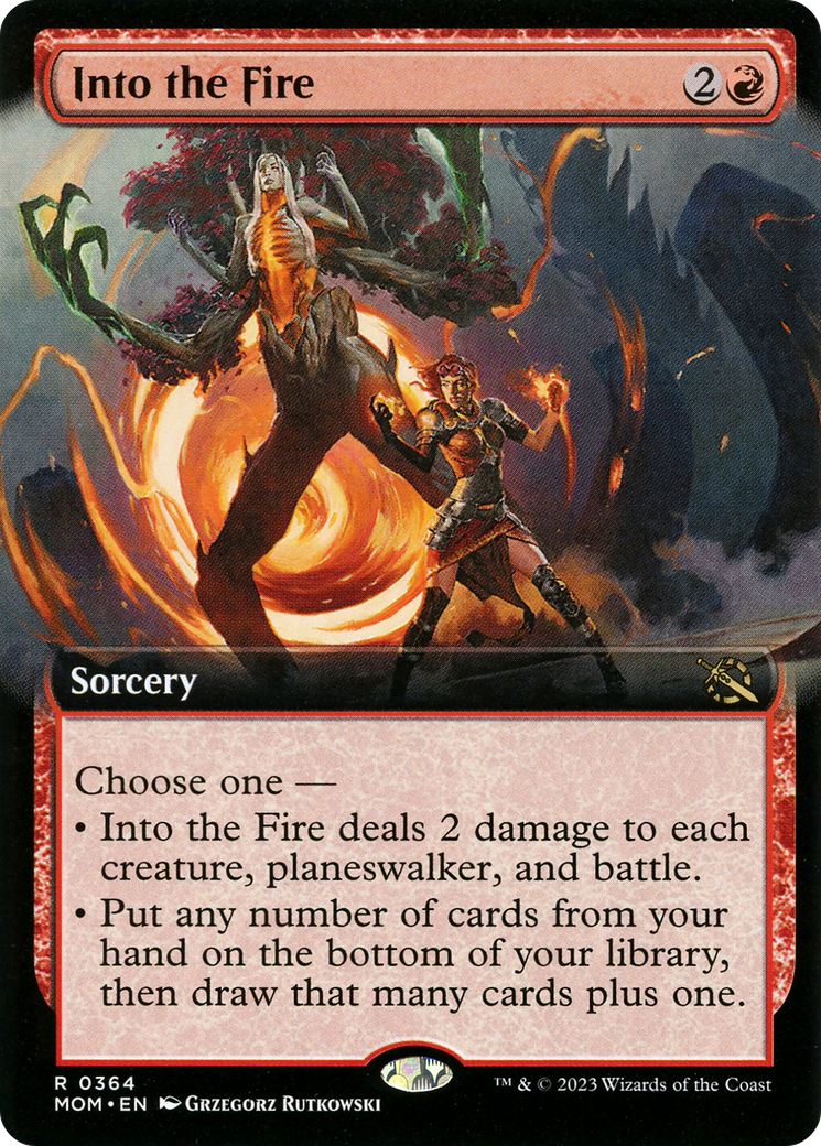 Into the Fire (Extended Art) [March of the Machine] | Game Master's Emporium (The New GME)