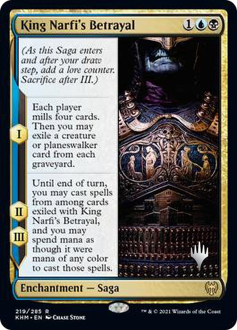 King Narfi's Betrayal (Promo Pack) [Kaldheim Promos] | Game Master's Emporium (The New GME)