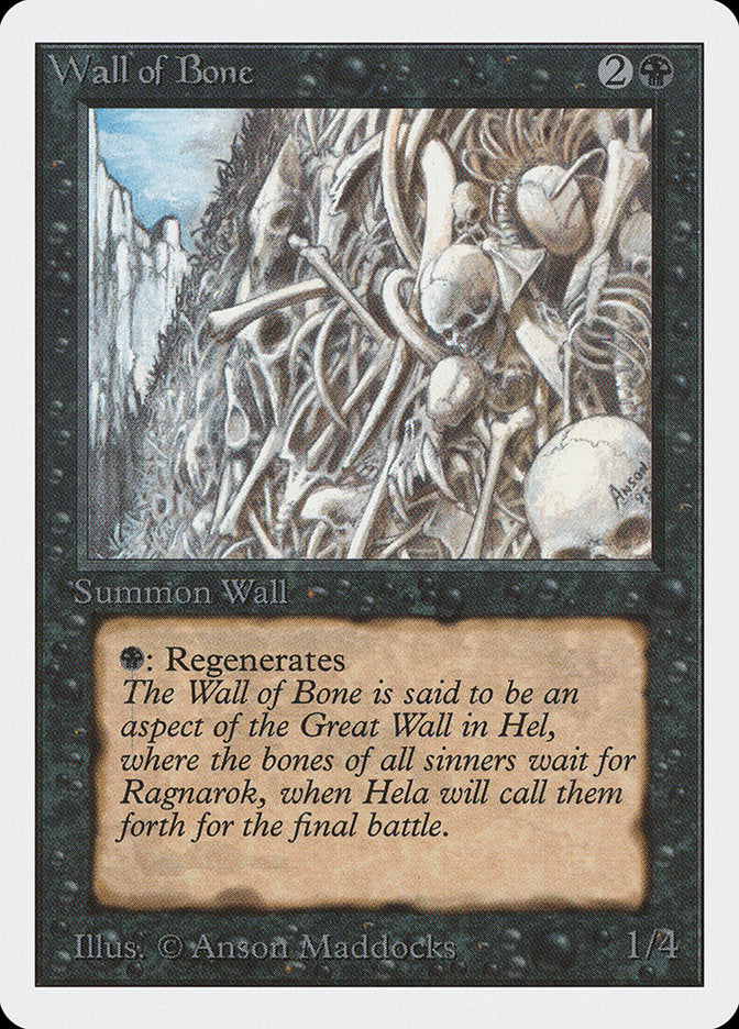 Wall of Bone [Unlimited Edition] | Game Master's Emporium (The New GME)
