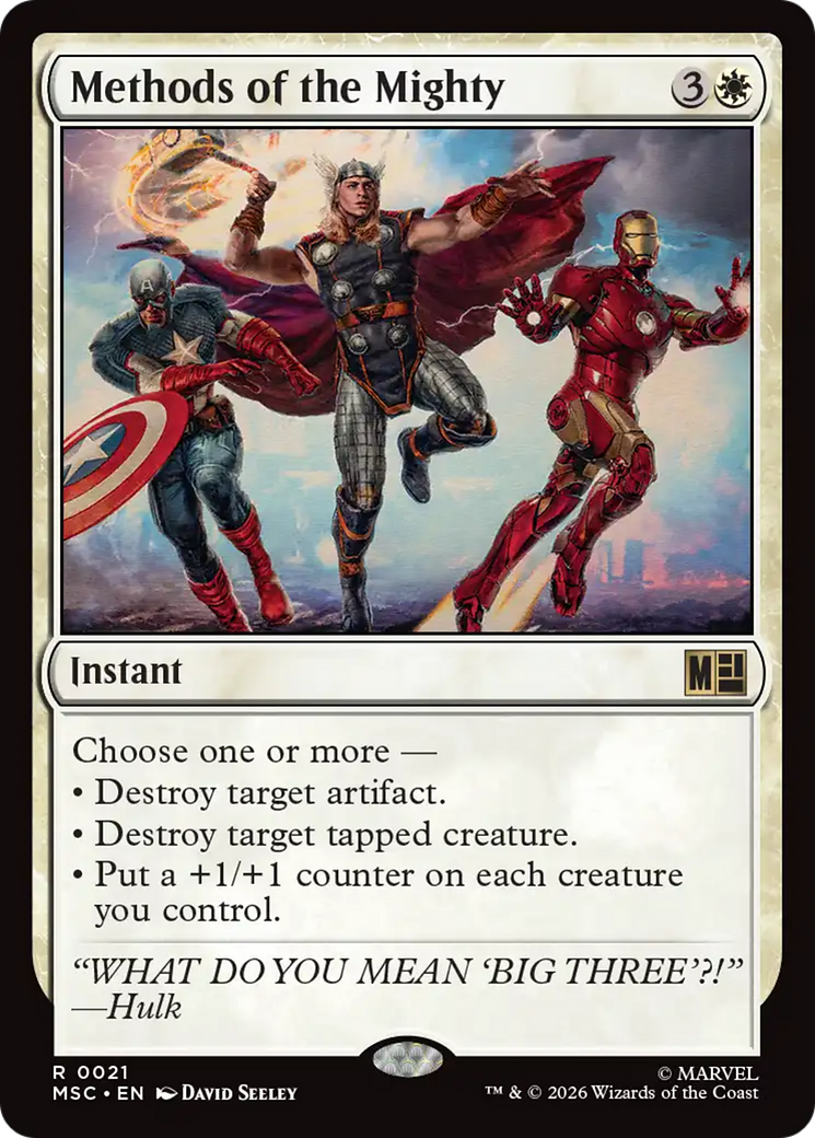 Methods of the Mighty [Marvel Super Heroes Commander] | Game Master's Emporium (The New GME)