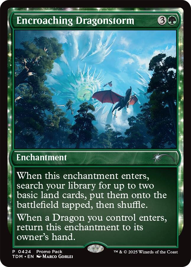 Encroaching Dragonstorm [Tarkir: Dragonstorm Promos] | Game Master's Emporium (The New GME)