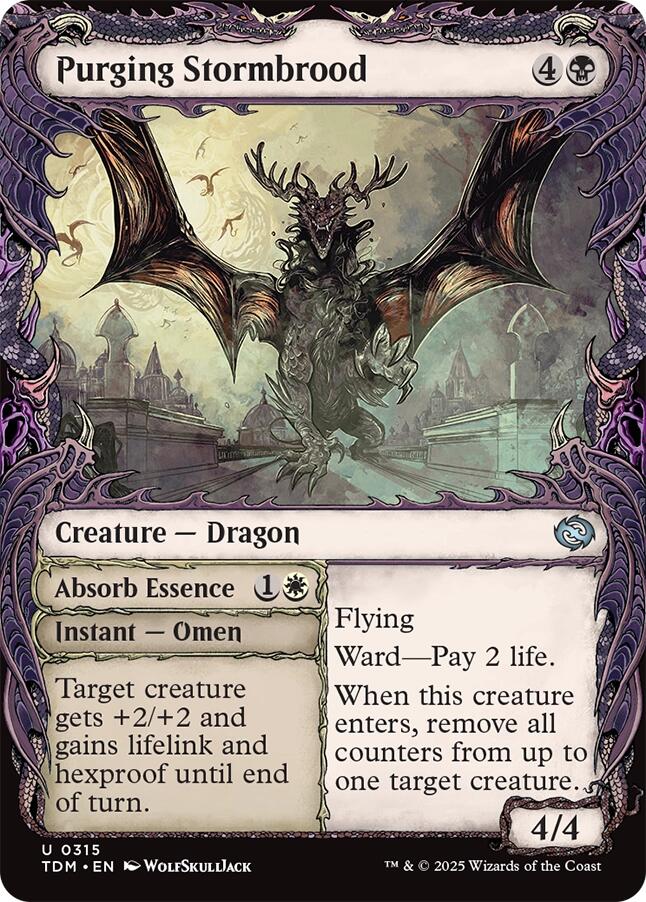 Purging Stormbrood (Showcase) [Tarkir: Dragonstorm] | Game Master's Emporium (The New GME)