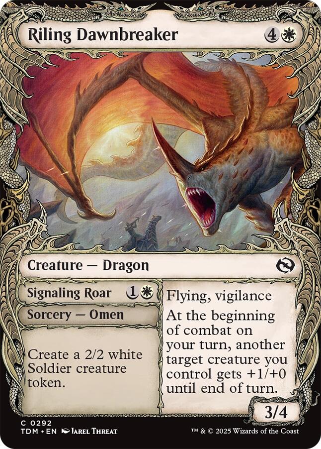 Riling Dawnbreaker (Showcase) [Tarkir: Dragonstorm] | Game Master's Emporium (The New GME)