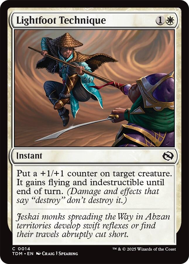 Lightfoot Technique [Tarkir: Dragonstorm] | Game Master's Emporium (The New GME)
