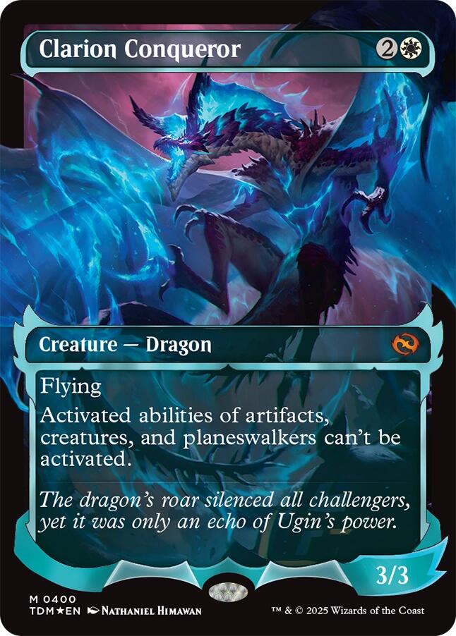 Clarion Conqueror (Showcase) [Tarkir: Dragonstorm] | Game Master's Emporium (The New GME)