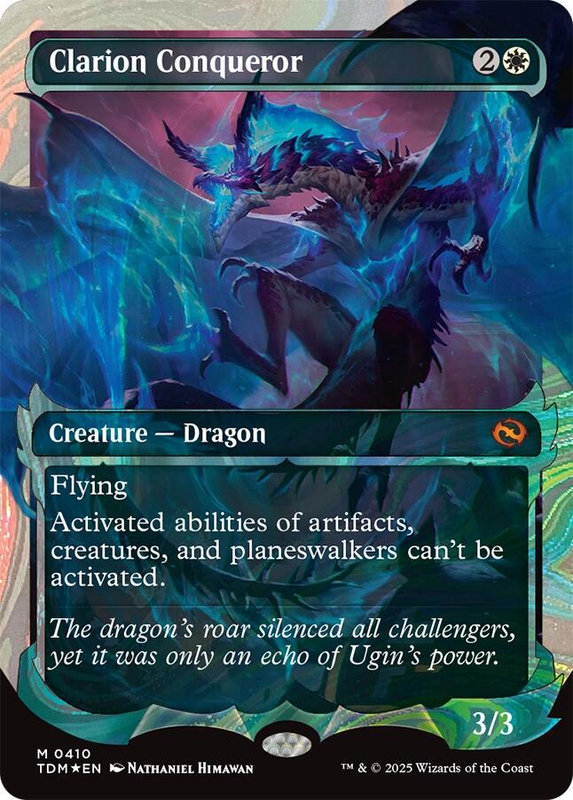 Clarion Conqueror (Showcase) (Halo Foil) [Tarkir: Dragonstorm] | Game Master's Emporium (The New GME)