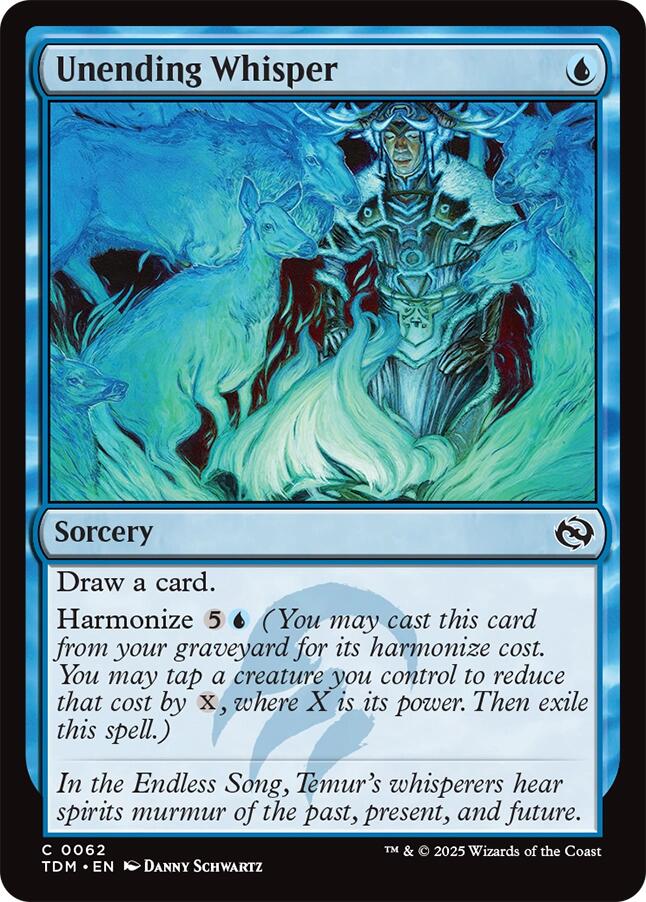 Unending Whisper [Tarkir: Dragonstorm] | Game Master's Emporium (The New GME)
