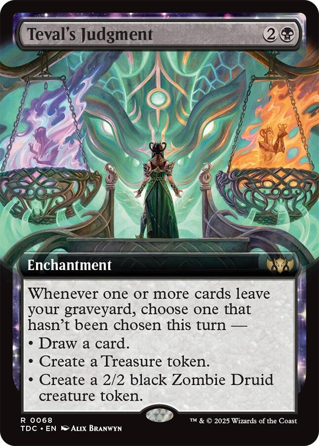 Teval's Judgment (Extended Art) [Tarkir: Dragonstorm Commander] | Game Master's Emporium (The New GME)