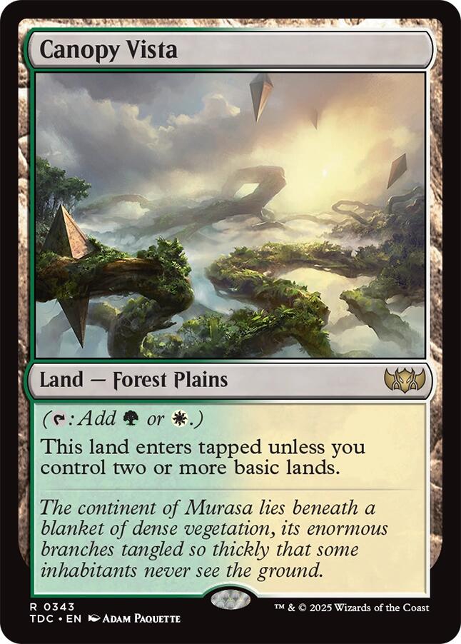 Canopy Vista [Tarkir: Dragonstorm Commander] | Game Master's Emporium (The New GME)