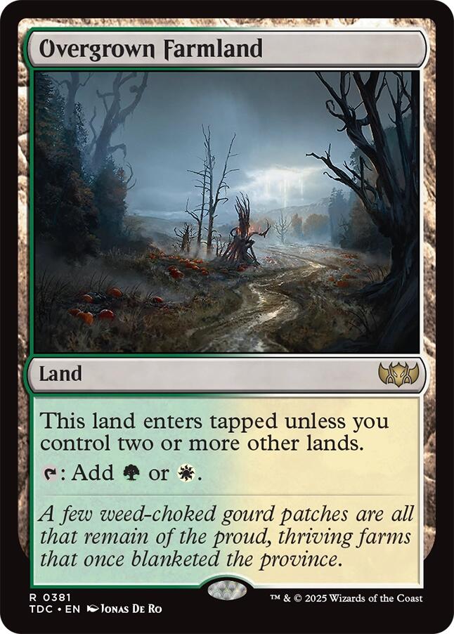 Overgrown Farmland [Tarkir: Dragonstorm Commander] | Game Master's Emporium (The New GME)