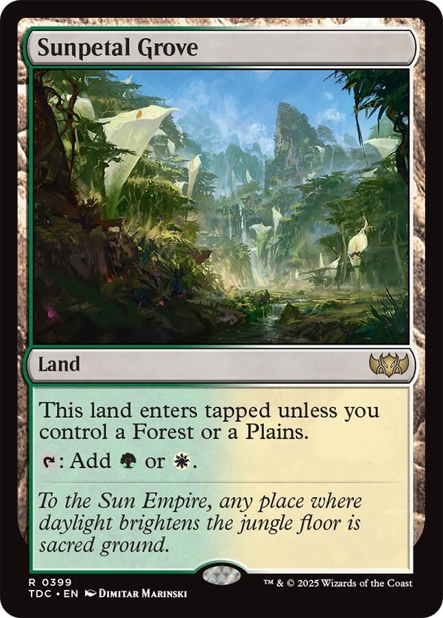 Sunpetal Grove [Tarkir: Dragonstorm Commander] | Game Master's Emporium (The New GME)