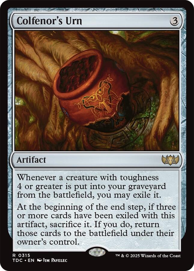 Colfenor's Urn [Tarkir: Dragonstorm Commander] | Game Master's Emporium (The New GME)