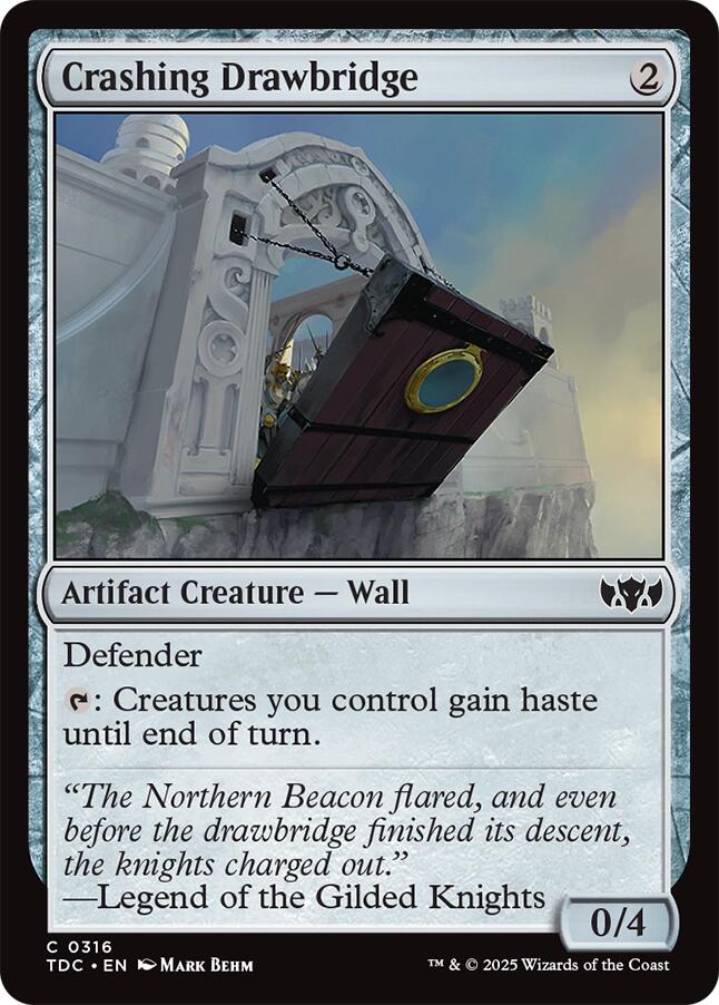 Crashing Drawbridge [Tarkir: Dragonstorm Commander] | Game Master's Emporium (The New GME)