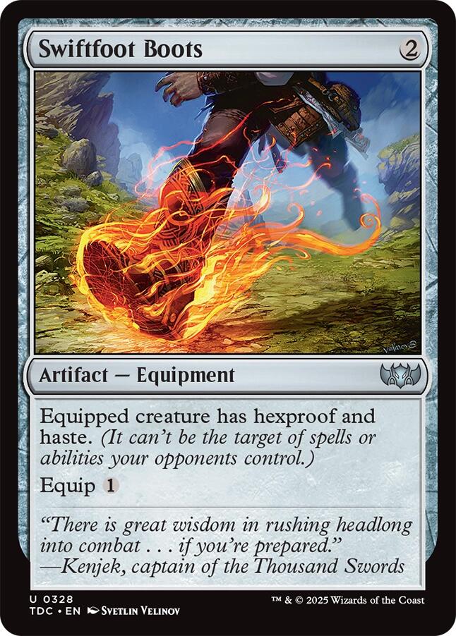 Swiftfoot Boots [Tarkir: Dragonstorm Commander] | Game Master's Emporium (The New GME)
