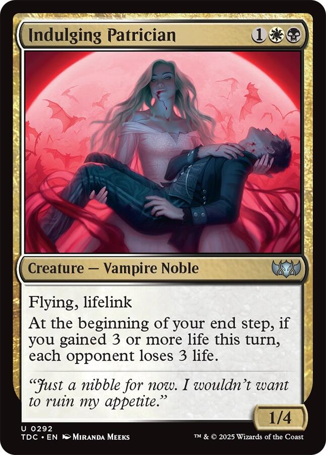 Indulging Patrician [Tarkir: Dragonstorm Commander] | Game Master's Emporium (The New GME)