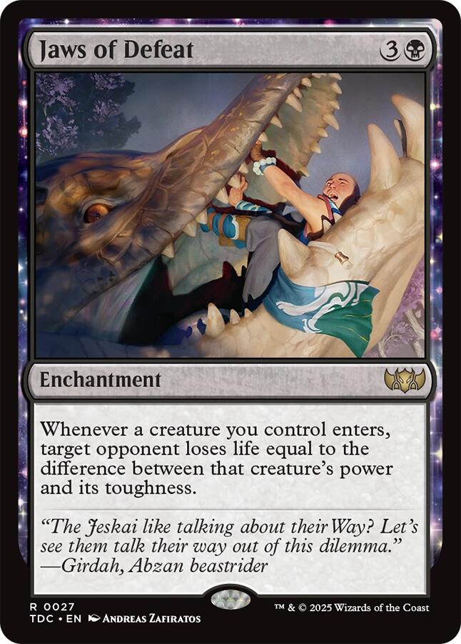 Jaws of Defeat [Tarkir: Dragonstorm Commander] | Game Master's Emporium (The New GME)