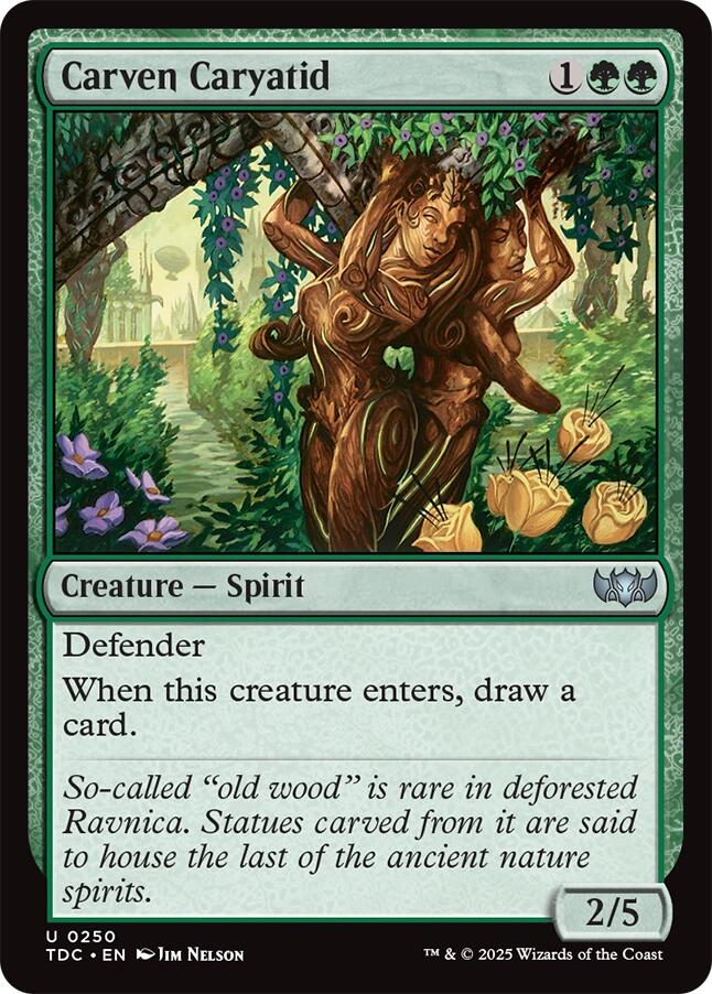 Carven Caryatid [Tarkir: Dragonstorm Commander] | Game Master's Emporium (The New GME)