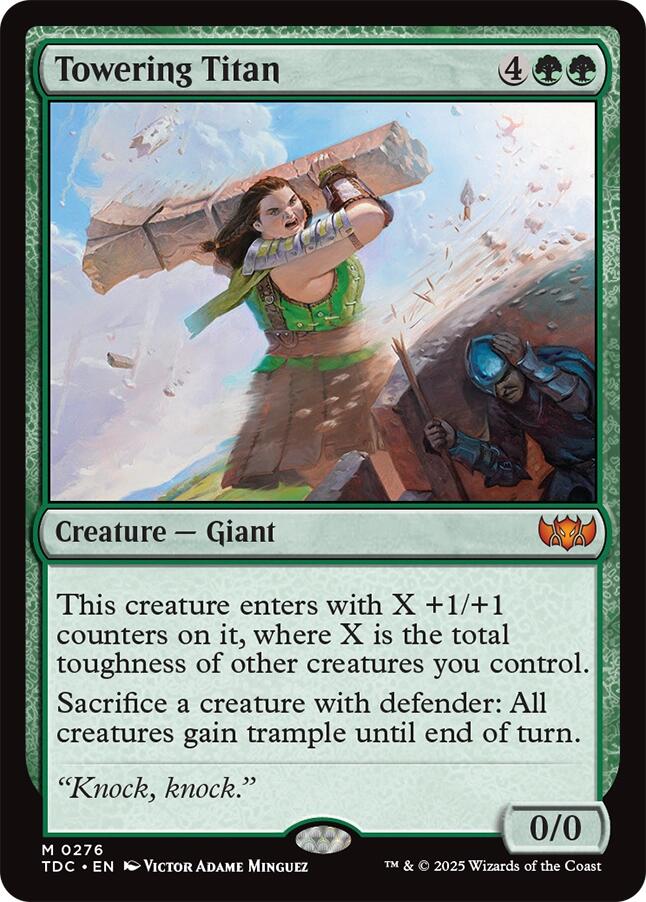 Towering Titan [Tarkir: Dragonstorm Commander] | Game Master's Emporium (The New GME)