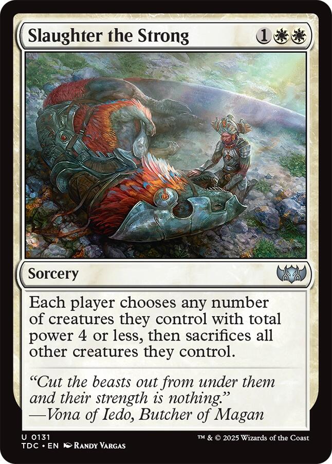 Slaughter the Strong [Tarkir: Dragonstorm Commander] | Game Master's Emporium (The New GME)