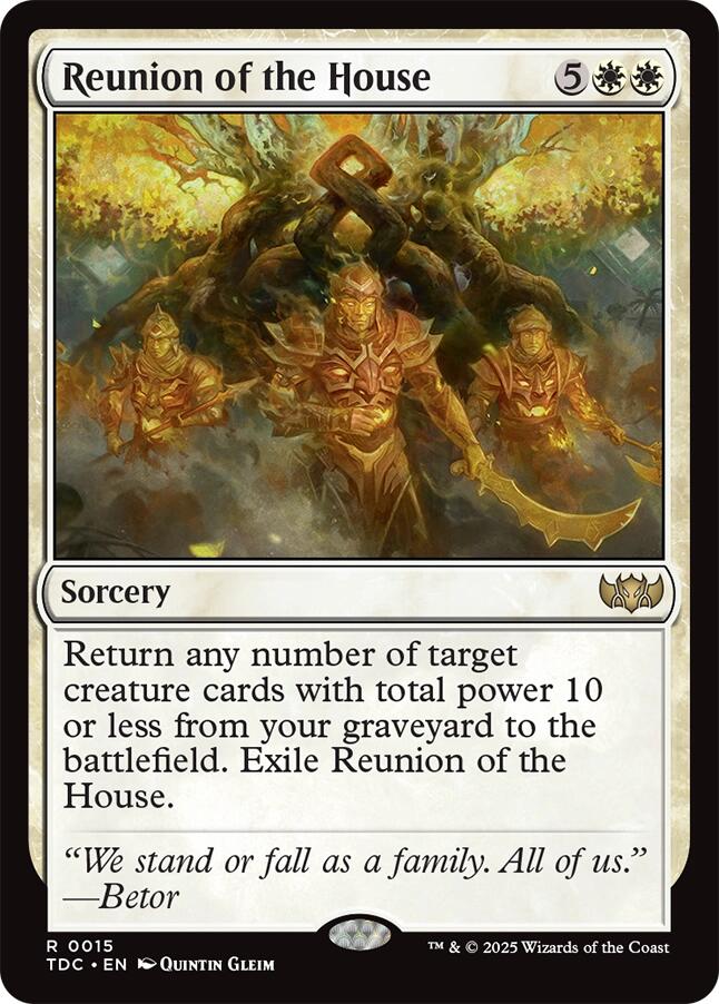 Reunion of the House [Tarkir: Dragonstorm Commander] | Game Master's Emporium (The New GME)