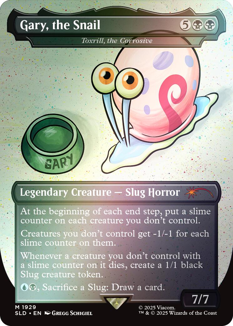 Gary, the Snail - Toxrill, the Corrosive (Rainbow Foil) [Secret Lair Drop Series] | Game Master's Emporium (The New GME)