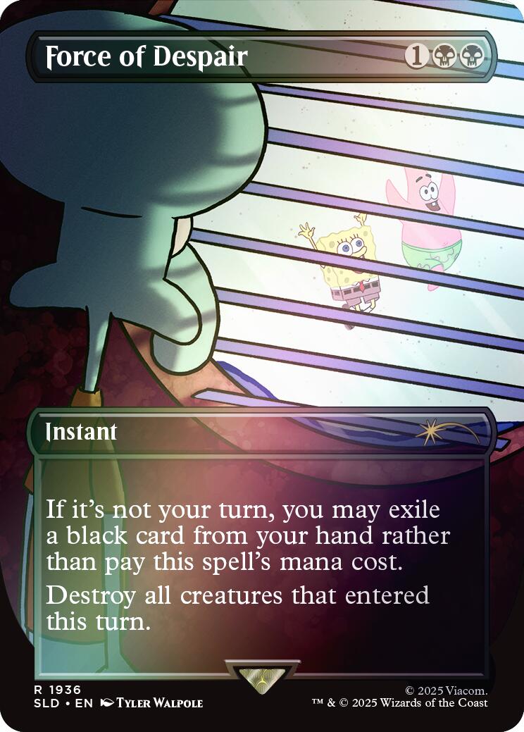 Force of Despair (Rainbow Foil) [Secret Lair Drop Series] | Game Master's Emporium (The New GME)