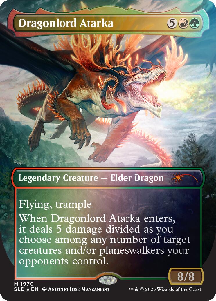 Dragonlord Atarka (Rainbow Foil) [Secret Lair Drop Series] | Game Master's Emporium (The New GME)