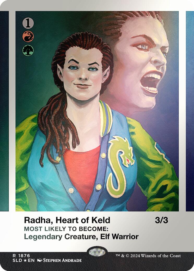 Radha, Heart of Keld (Rainbow Foil) [Secret Lair Drop Series] | Game Master's Emporium (The New GME)